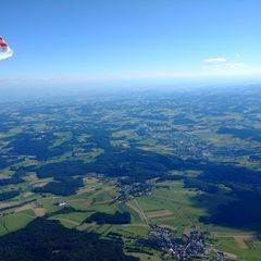 Flugwegposition um 16:03:29: Aufgenommen in der Nähe von Windhaag bei Freistadt, 4263, Österreich in 2115 Meter